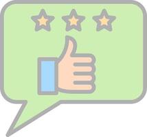 Good Feedback Vector Icon Design