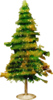 Aquarell Weihnachtsbaum png