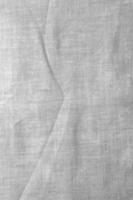 Texture of natural linen as background in gray color photo