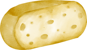 acuarela queso parmesano png