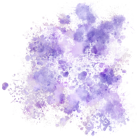 watercolor splatter purple png