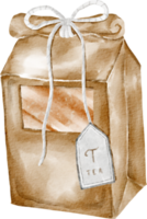 watercolor tea bag png