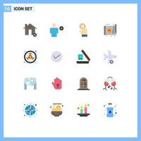 Stock Vector Icon Pack of 16 Line Signs and Symbols for device tablet favorite app interface Editable Pack of Creative Vector Design Elements