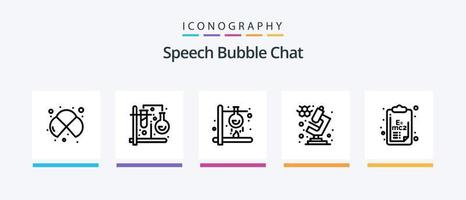 Chat Line 5 Icon Pack Including . chat. chat. Creative Icons Design vector