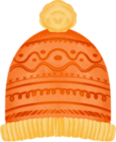 sombrero de punto de acuarela lindo clip art png