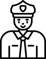 Policeman Vector Icon Design