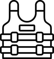 Bulletproof Vest Vector Icon Design