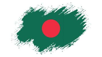 Bangladesh grunge flag vector