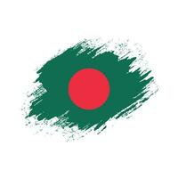 Splash texture effect Bangladesh flag vector