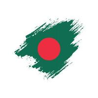 Grunge texture splash Bangladesh flag vector