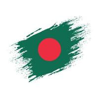 Bangladesh texture flag vector design