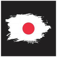 Free brushstroke Japan flag vector