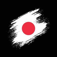 japón grunge textura bandera vector