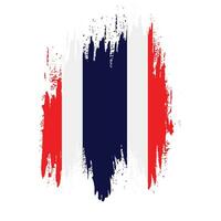 Free brushstroke Thailand flag vector