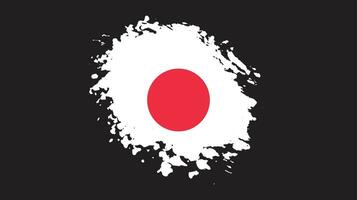 Japan texture flag vector design