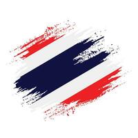 Professional paint streak Thailand flag vector