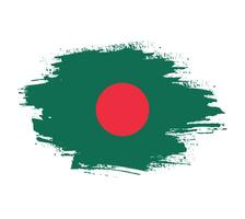 vector de bandera de grunge de bangladesh abstracto
