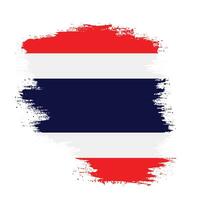 Distressed abstract Thailand flag vector