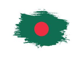 vector grunge pincelada bandera bangladesh