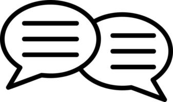 Chatting Vector Icon Design