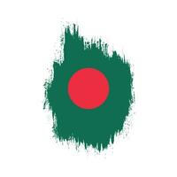 Splash Bangladesh grunge flag vector