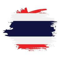 Thailand splash flag vector