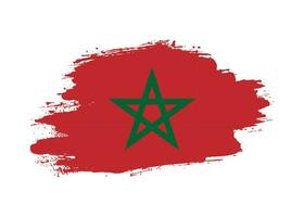 bandera sucia de marruecos vector