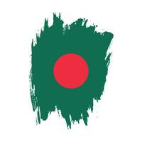 textura efecto bangladesh vintage bandera vector