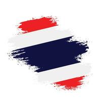 Thailand distressed grunge flag vector