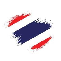 New creative grunge texture Thailand flag vector