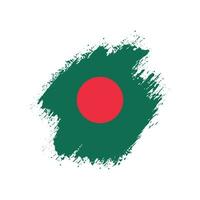 vector de bandera de bangladesh de pincelada gratis