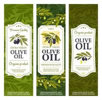 aceite de oliva virgen extra, paquete de botella de producto vector