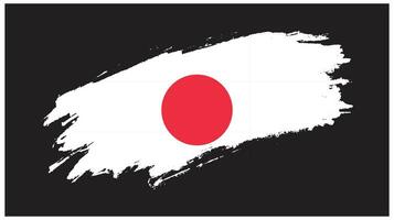 nueva y colorida bandera de japón abstracta vector