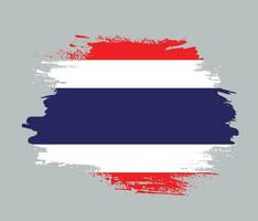 Professional Thailand texture flag vector