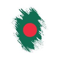 grunge, textura, se desvaneció, bangladesh, bandera, vector