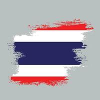 Professional Thailand grunge flag vector