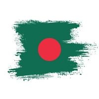 nuevo vector de bandera abstracta de bangladesh
