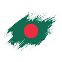 Professional Bangladesh grunge flag vector