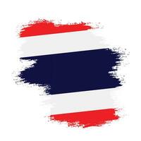 New Thailand faded grunge flag vector