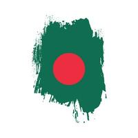 colorido, grunge, textura, bangladesh, vendimia, bandera vector