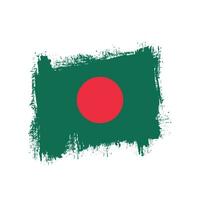 angustiado vintage grunge textura bangladesh bandera vector