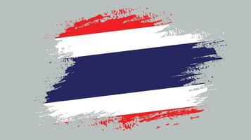 Thailand texture flag vector design