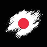 colorido gráfico grunge textura japón bandera vector