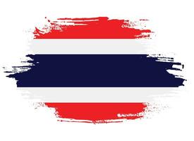 Free brushstroke Thailand flag vector
