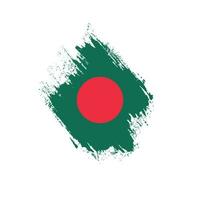 gráfico bangladesh grunge textura bandera vector