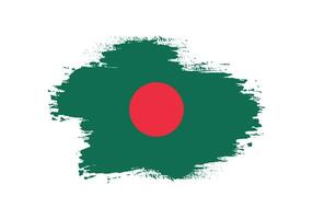 nuevo vector de bandera grungy de bangladesh