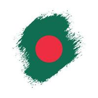 bandera de estilo grunge de bangladesh vector