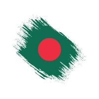 vector de bandera abstracta de bangladesh de textura grunge desvanecida