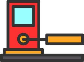 Toll Road Vector Icon Design