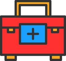 First Aid Kit Vector Icon Design